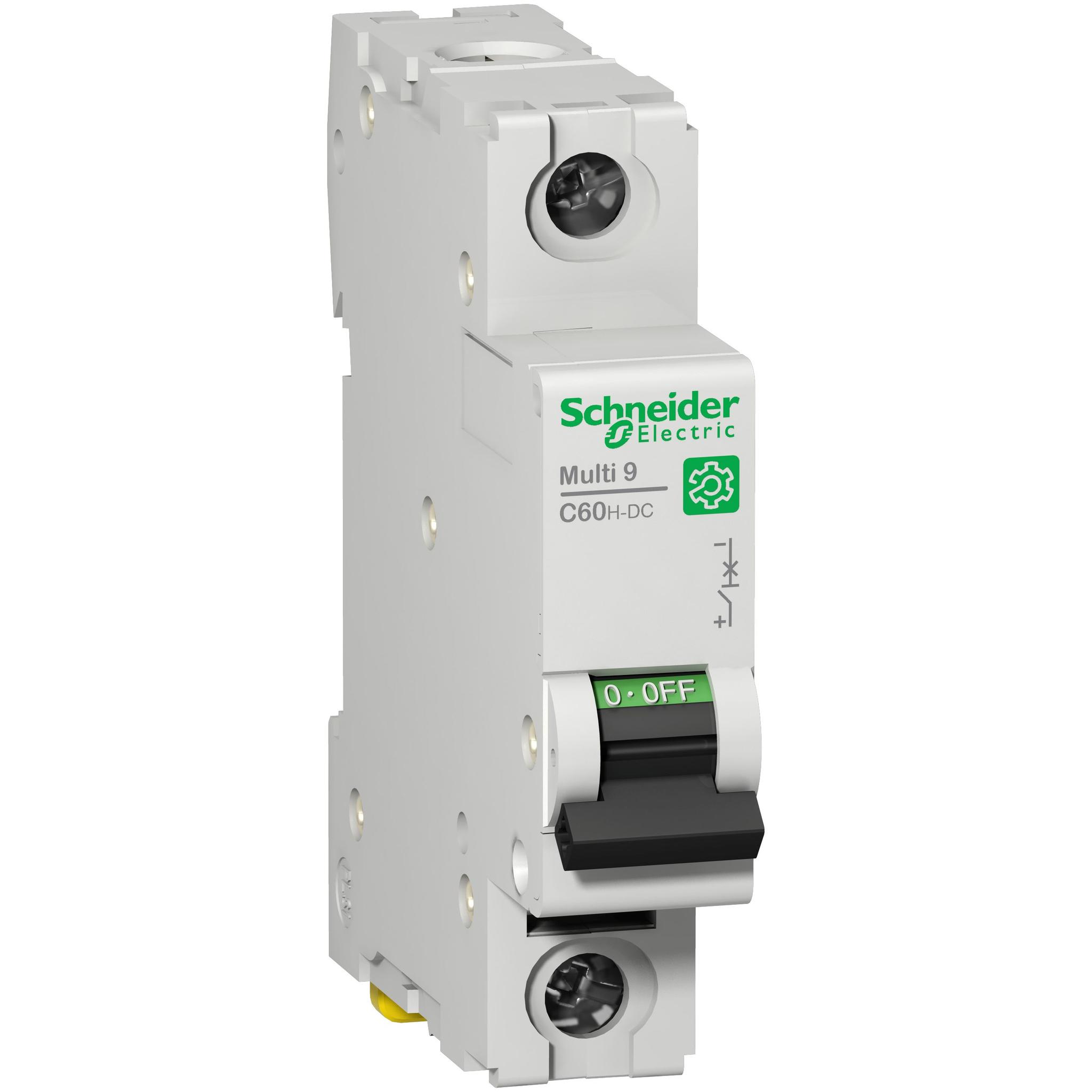 Schneider Electric C60H-DC MCB Leitungsschutzschalter Typ C, 1-polig 10A, Abschaltvermögen 10 kA Multi 9