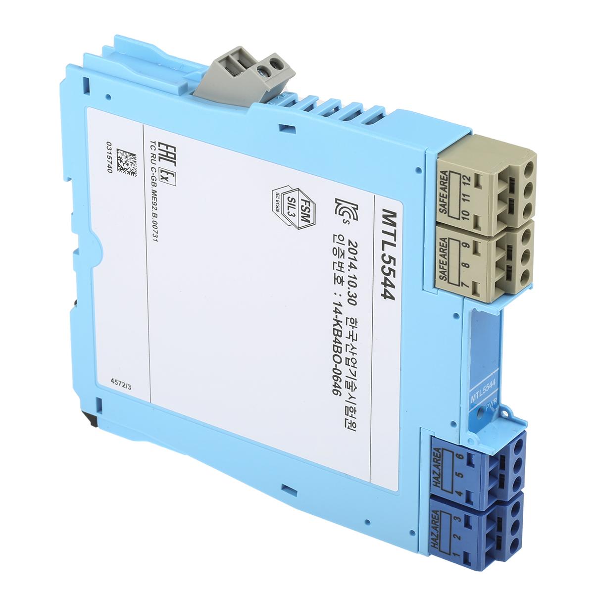 Produktfoto 1 von Eaton Zenerbarriere 2-kanalig Strom Strom 20 → 35V dc ATEX 28V Repeater-Netzteil