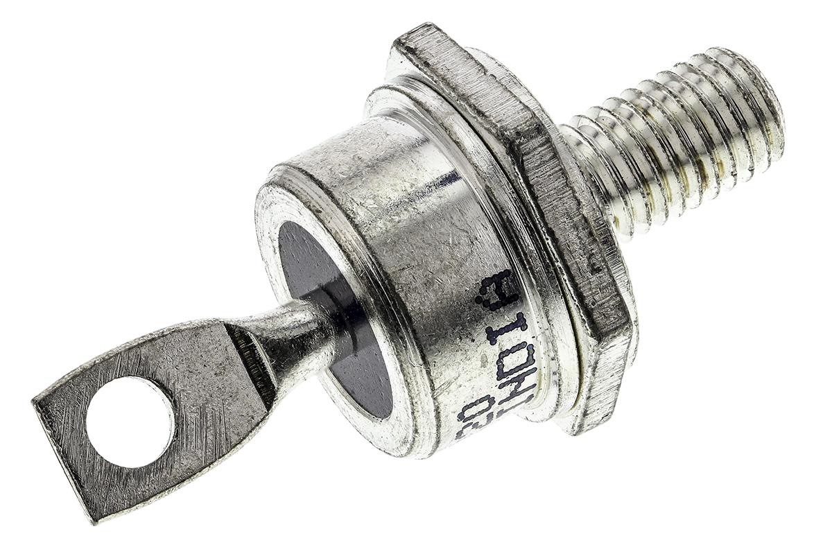 Produktfoto 1 von Vishay Schraub Diode Anoden-Bolzen, 200V / 40A, 2-Pin DO-5