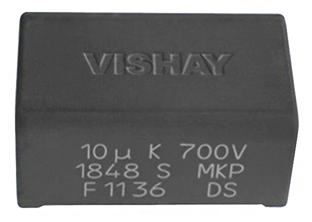 Produktfoto 1 von Vishay MKP1848S DC-Link Folienkondensator 20μF ±5% / 1kV dc, THT Raster 52.5mm