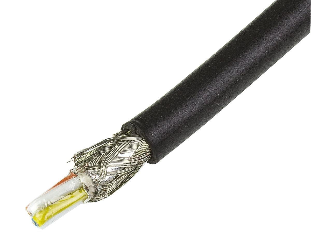 Produktfoto 1 von HARTING Ethernetkabel Cat.5, 100m, Schwarz Verlegekabel SF/UTP, Aussen ø 6.5mm, PVC