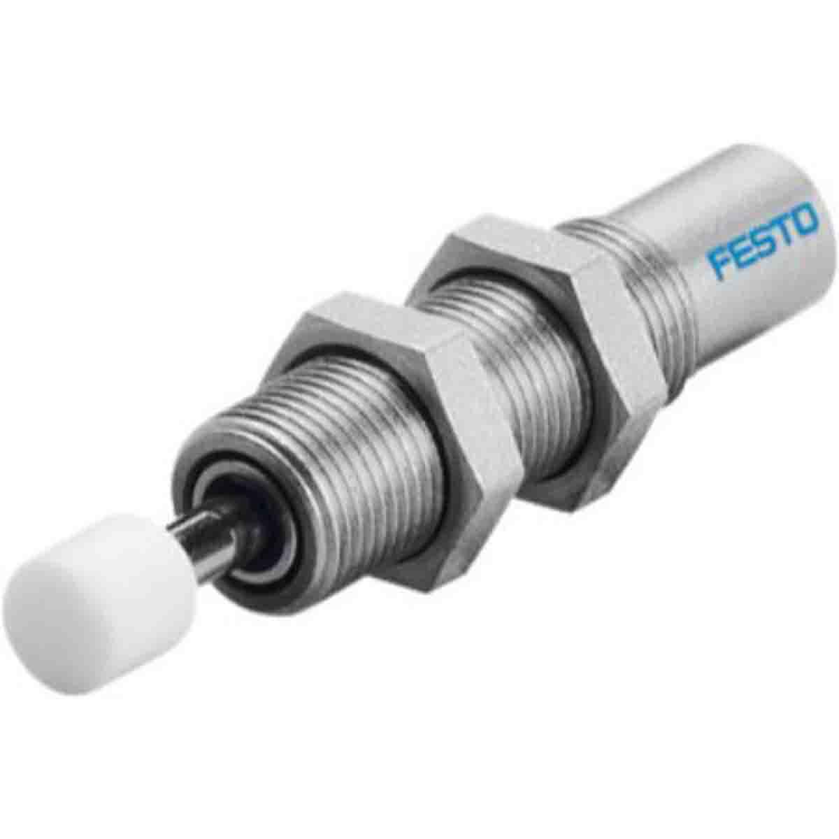 Produktfoto 1 von Festo YSR Stoßdämpfer Typ , Geh.L. 29mm, Ges.L. 39.8mm, M8 x 1, 8000Nm, 1J, -10°C / +80°C