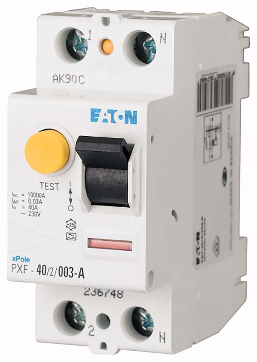 Eaton Eaton Moeller RCCB, 2-polig, 25A, 100mA Typ A PXF 230V ac