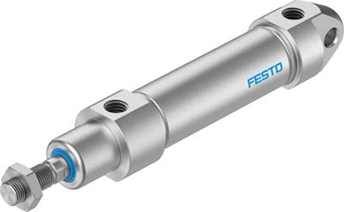 Produktfoto 1 von Festo CRDSNU 2176403, G 1/8 Pneumatik-ISO-Zylinder doppeltwirkend, Bohrung Ø 32mm / Hub 80mm, bis 10 bar