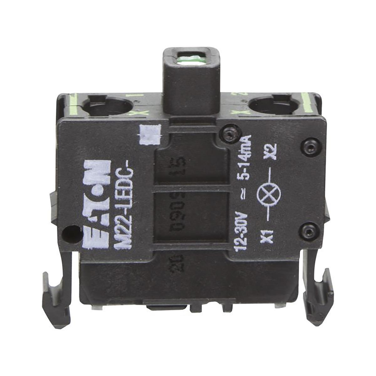 Eaton RMQ Titan Lichtblock Anzeigenblock LED Grün beleuchtet, 12 → 30V ac/dc, Schraubanschluss