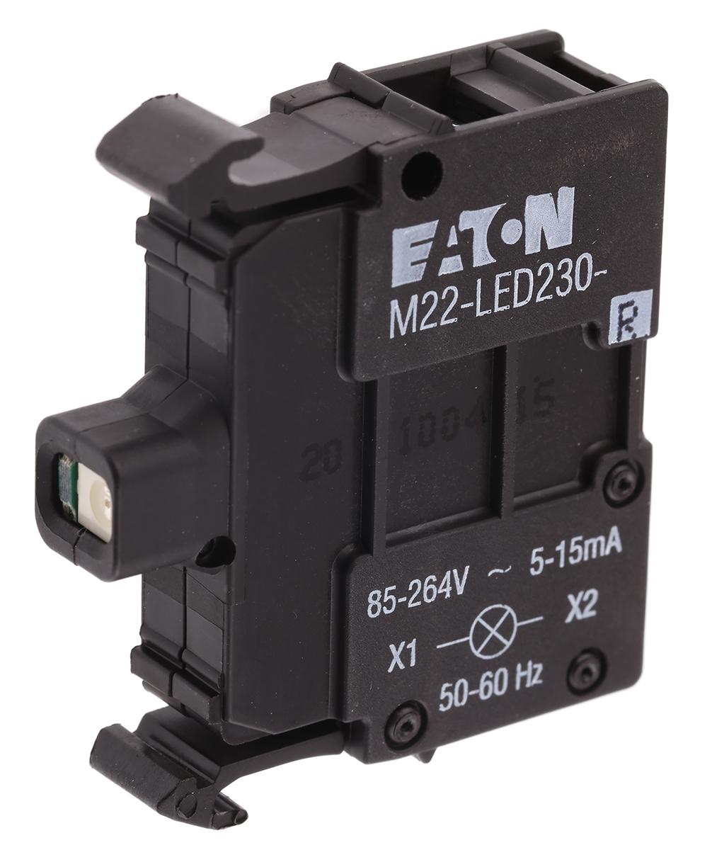 Produktfoto 1 von Eaton Eaton Moeller LED-Block Anzeigenblock LED Rot beleuchtet, 85 → 264V ac, Schraubanschluss