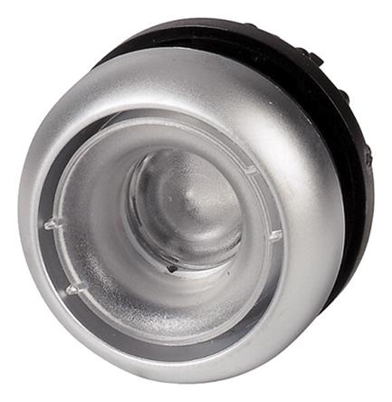 Produktfoto 1 von Eaton RMQ Titan Drucktaster Ø 22mm, Silber Rastend Rund Kunststoff, IP67