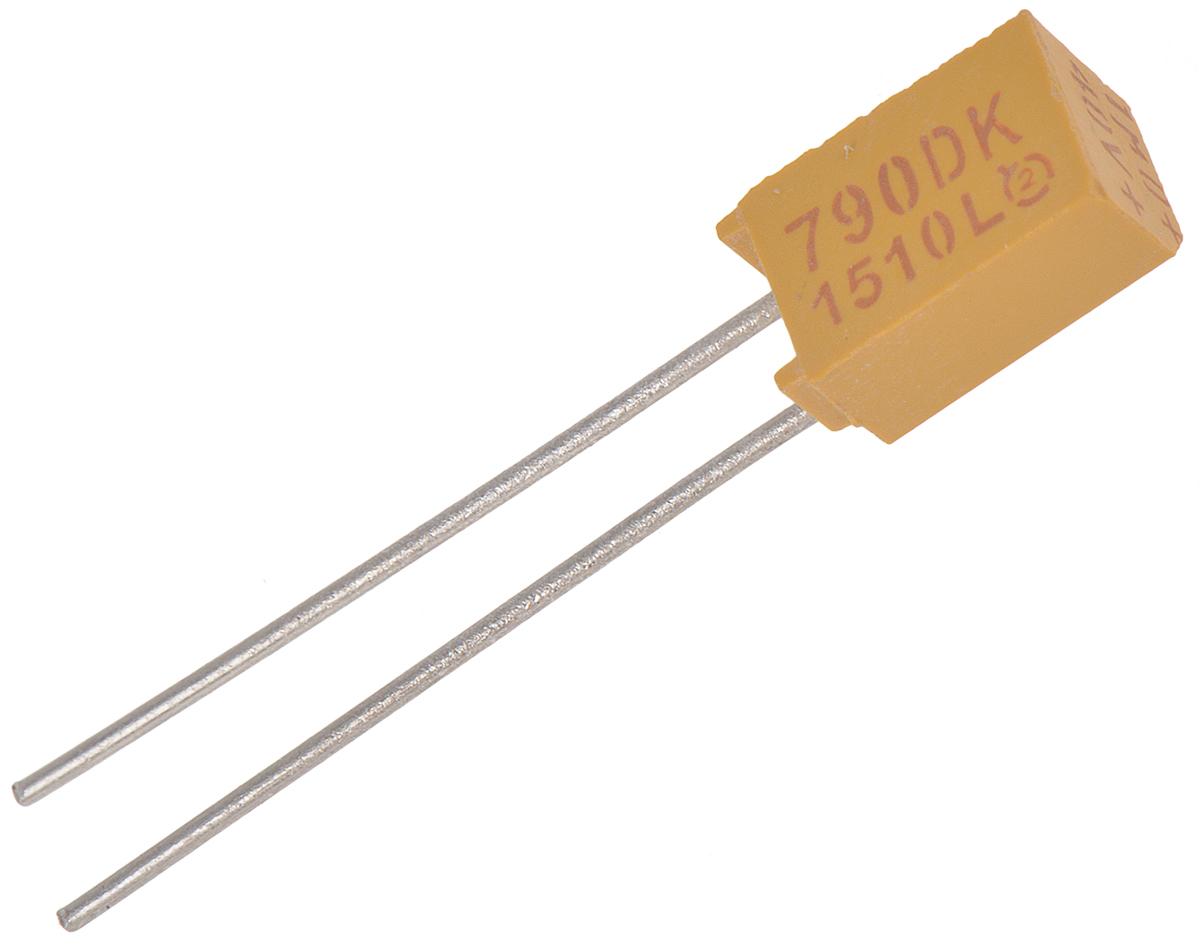 Vishay 790D  Kondensator, MnO2, 1μF, 40V dc THT, 2.54mm, ±10%, +125°C