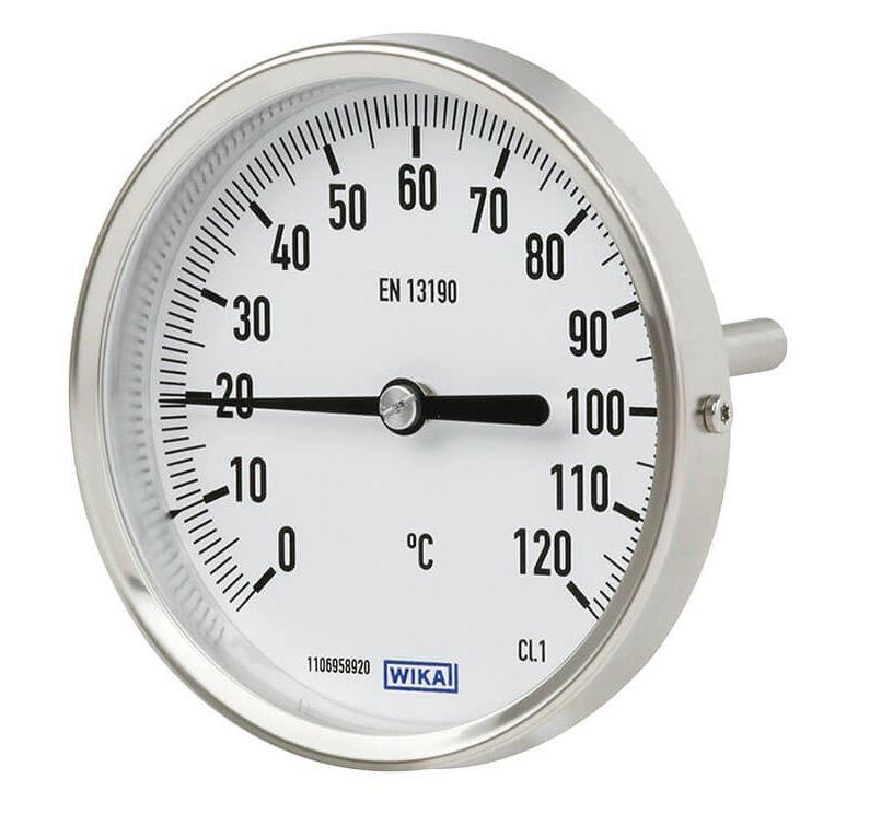 Produktfoto 1 von WIKA Zeigerthermometer Rundes Ziffernblatt, 0 → +60 °C, Skalen-Ø 63mm