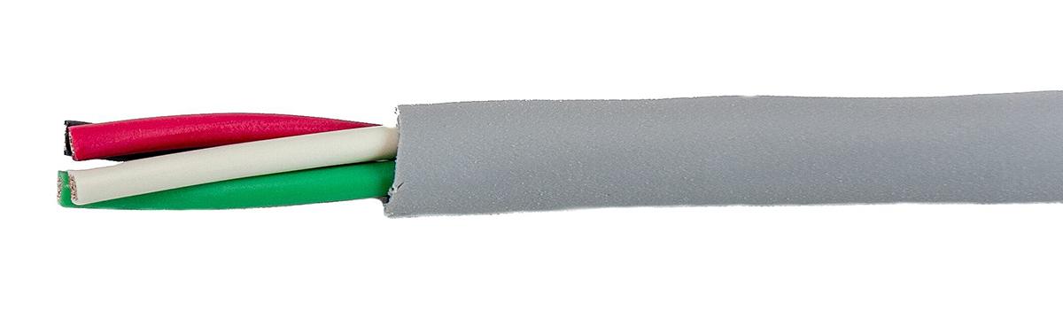 Produktfoto 1 von Alpha Wire EcoCable Mini ECO Steuerkabel, 4-adrig x 0,09 mm² Grau, 30m, 28 AWG ungeschirmt