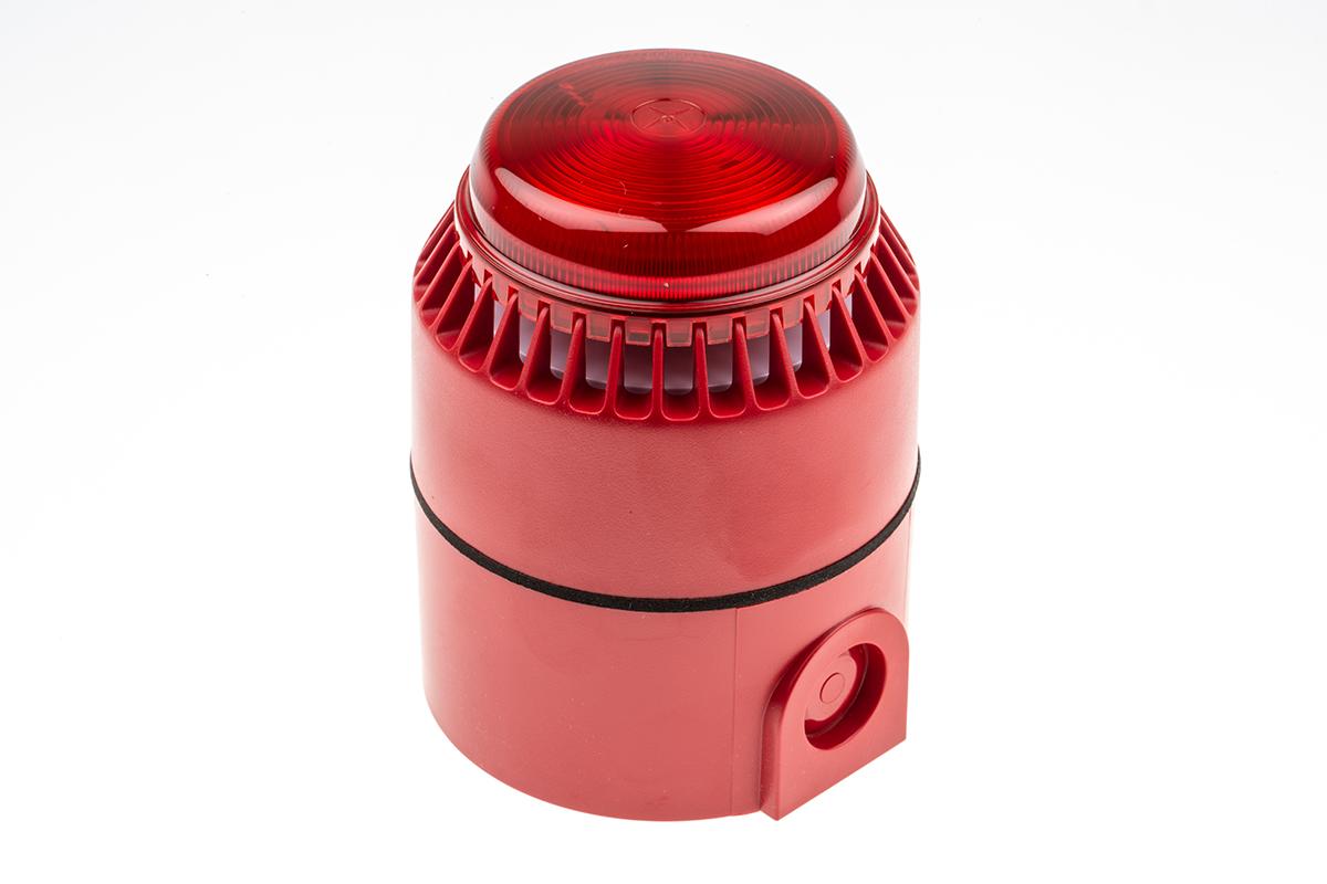 Produktfoto 1 von Eaton Eaton Fulleon Xenon Blitz-Licht Alarm-Leuchtmelder Rot / 101dB, 18 → 24 V dc