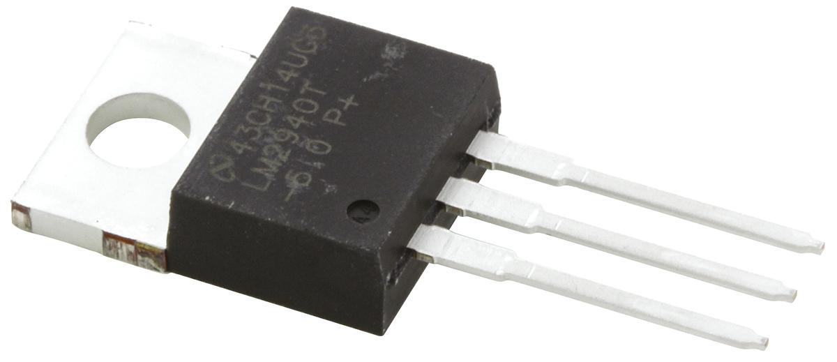 Produktfoto 1 von Texas Instruments Spannungsregler 1A, 1 Niedrige Abfallspannung TO-220, 3-Pin, Fest