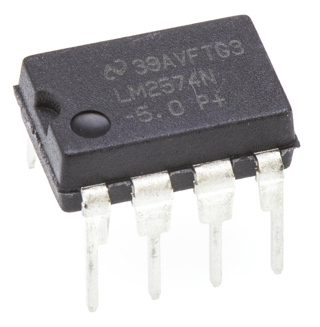 Produktfoto 1 von Texas Instruments Abwärtswandler 500mA, Buck Controller 4 V / 40 V Fest THT 8-Pin