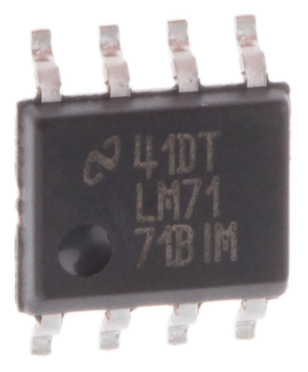 Produktfoto 1 von Texas Instruments Operationsverstärker SMD SOIC, einzeln typ. 5,5 → 36 V, biplor typ. ±12 V, ±15 V, ±3 V, ±5 V,