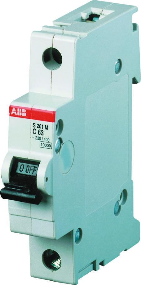 ABB S200M MCB Leitungsschutzschalter Typ C, 1-polig 40A 253V, Abschaltvermögen 10 kA System Pro M Compact