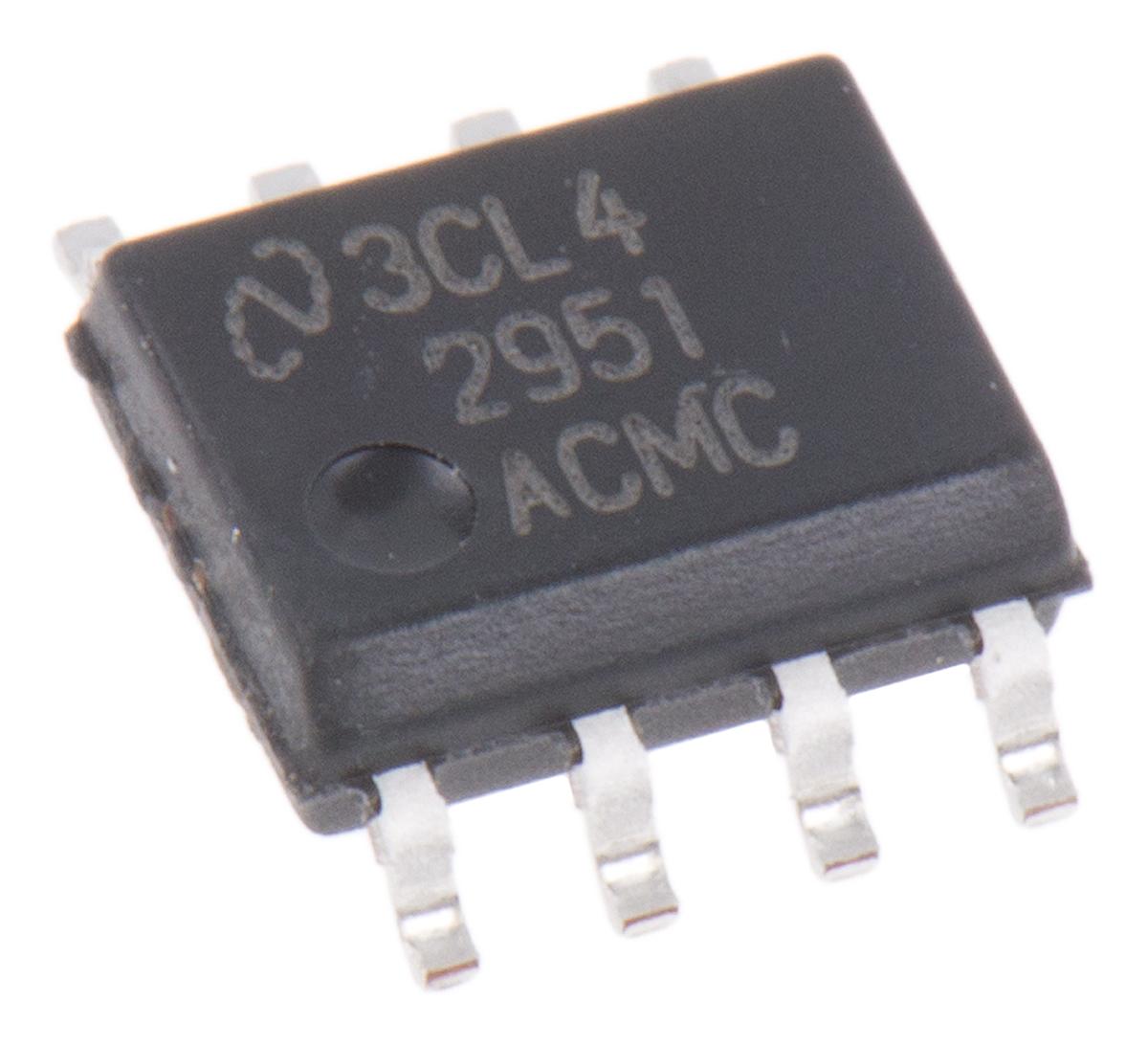 Produktfoto 1 von Texas Instruments Spannungsregler 100mA, 1 Niedrige Abfallspannung SOIC, 8-Pin, Einstellbar