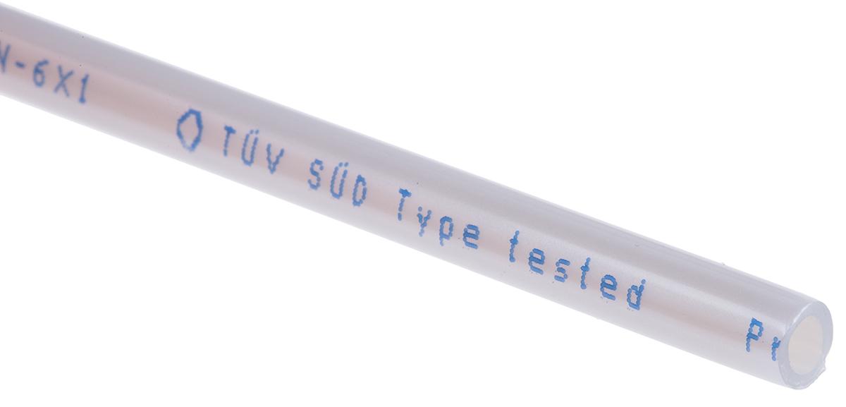 Produktfoto 1 von Festo PUN Druckluftrohr Polyurethan silbern, Innen-Ø 4mm / Außen 6mm x 50m bis 10 bar