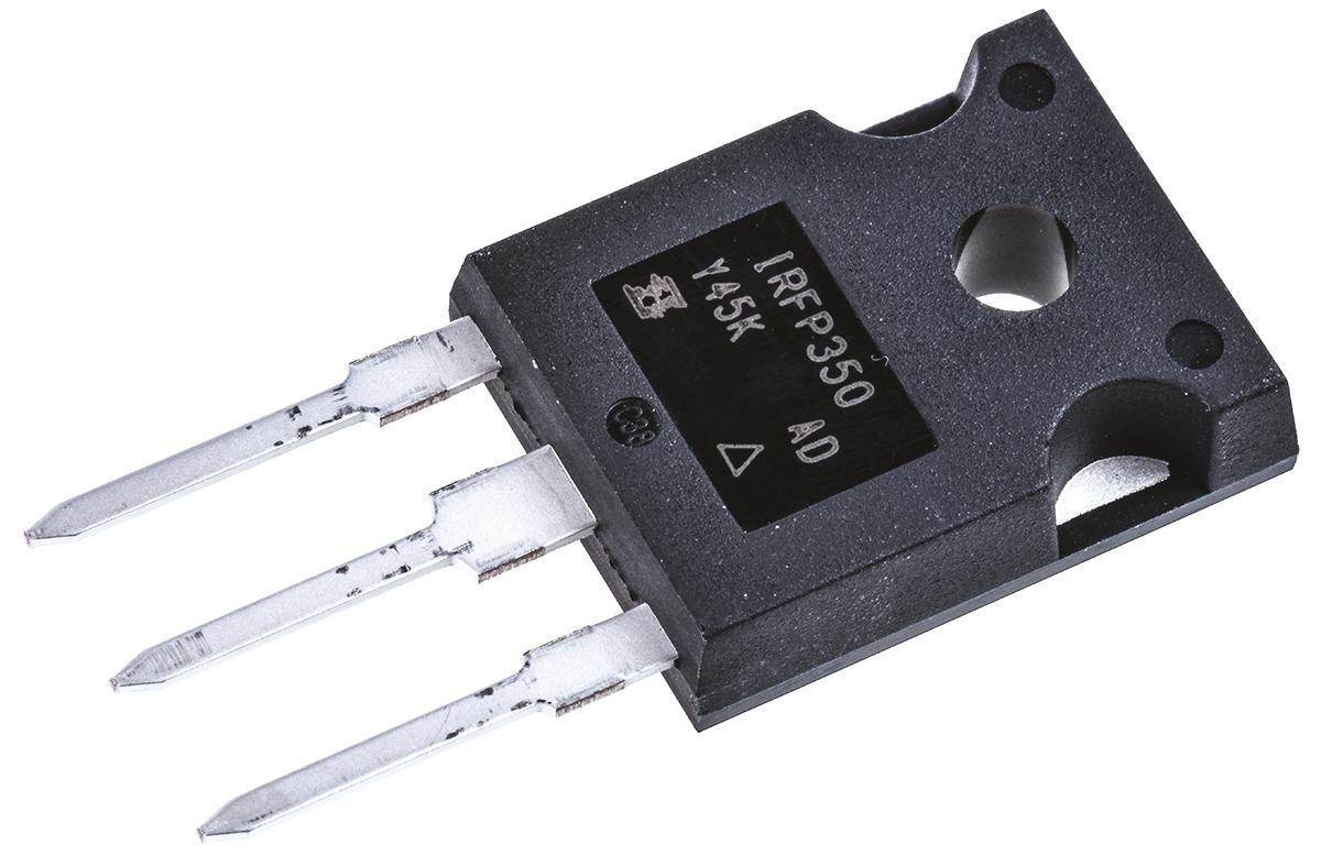 Produktfoto 1 von Vishay IRFP350PBF N-Kanal, THT MOSFET 400 V / 16 A 190 W, 3-Pin TO-247AC