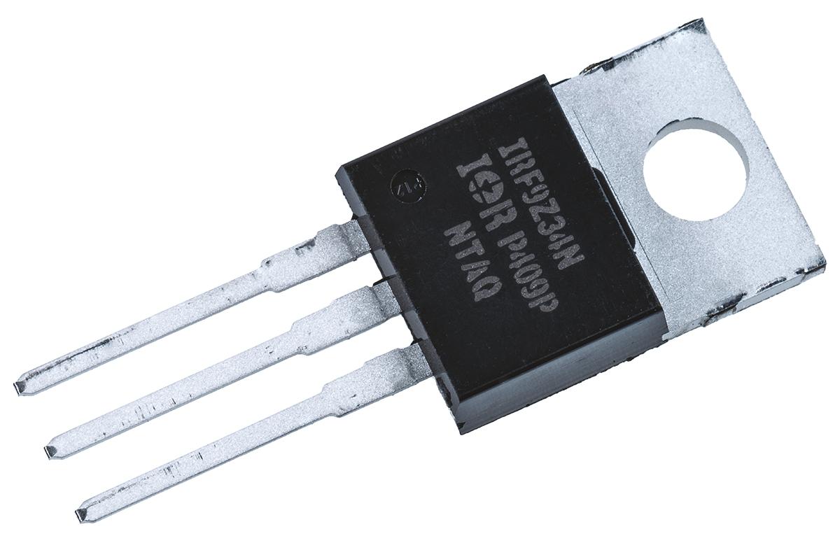 Produktfoto 1 von Infineon HEXFET IRF9Z34NPBF P-Kanal, THT MOSFET 55 V / 19 A 68 W, 3-Pin TO-220AB