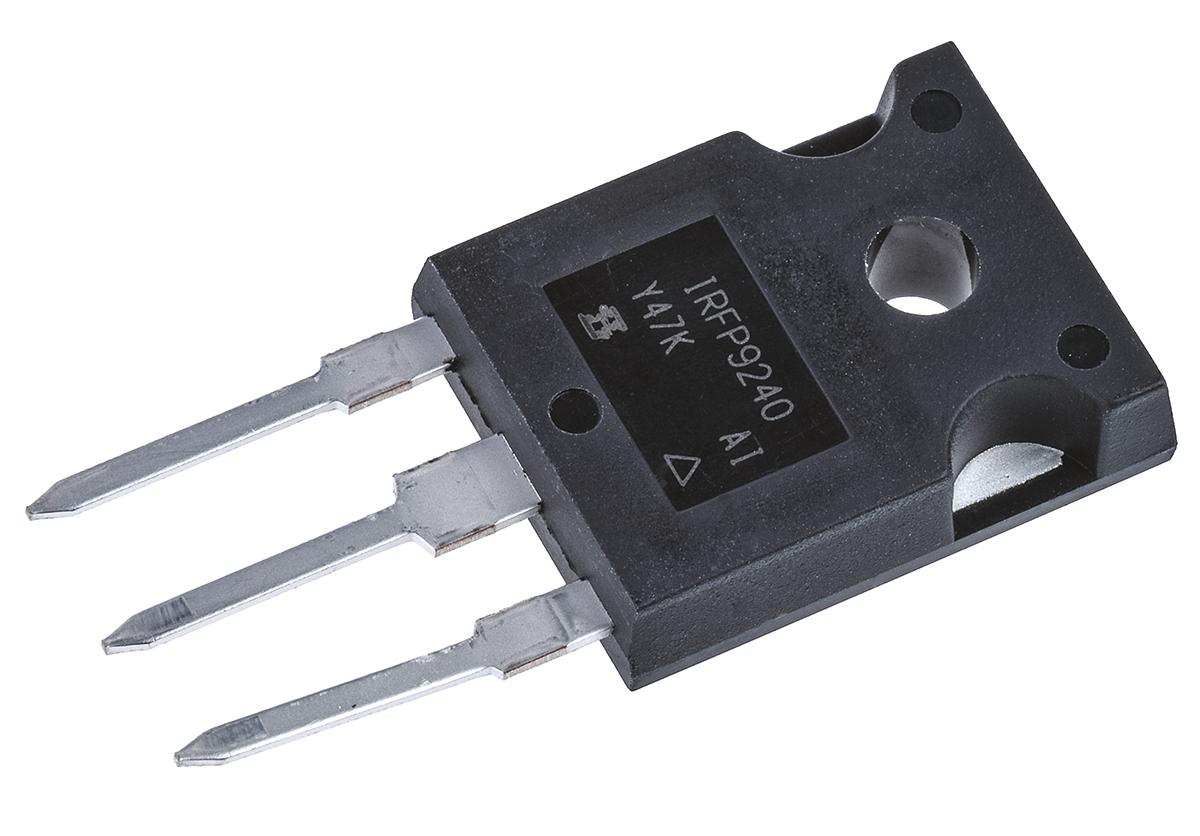 Produktfoto 1 von Vishay IRFP9240PBF P-Kanal, THT MOSFET 200 V / 12 A 150 W, 3-Pin TO-247AC