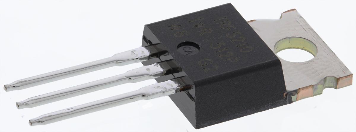 Produktfoto 1 von Infineon HEXFET IRF5210PBF P-Kanal, THT MOSFET 100 V / 40 A 200 W, 3-Pin TO-220AB