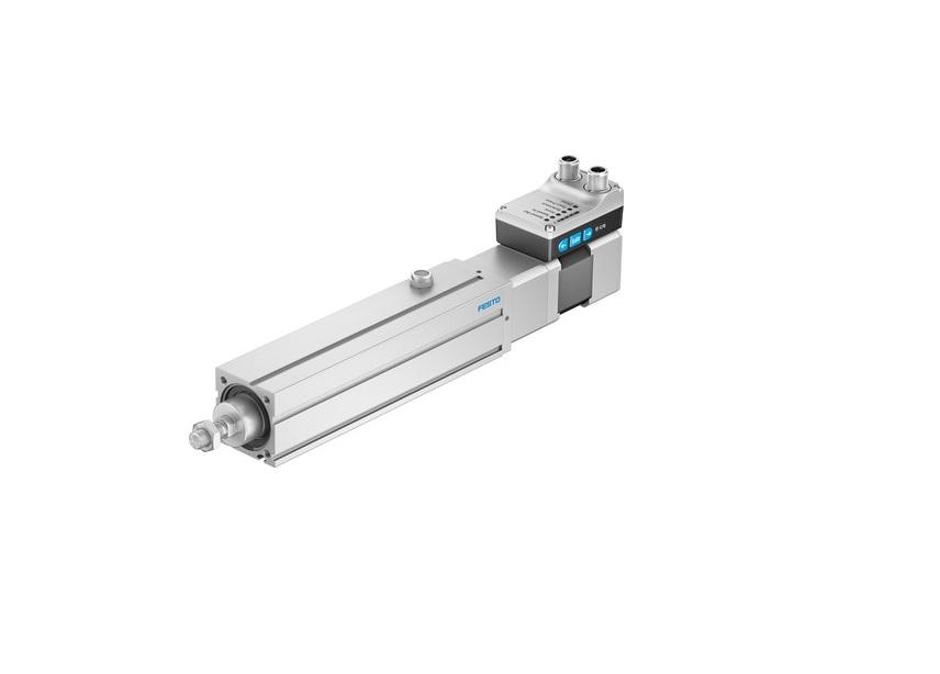 Produktfoto 1 von Festo EPCS-BS Elektrozylinder 24V dc 250mm Hub, 74mm/s, 23kg Last. 450N max. Kraft