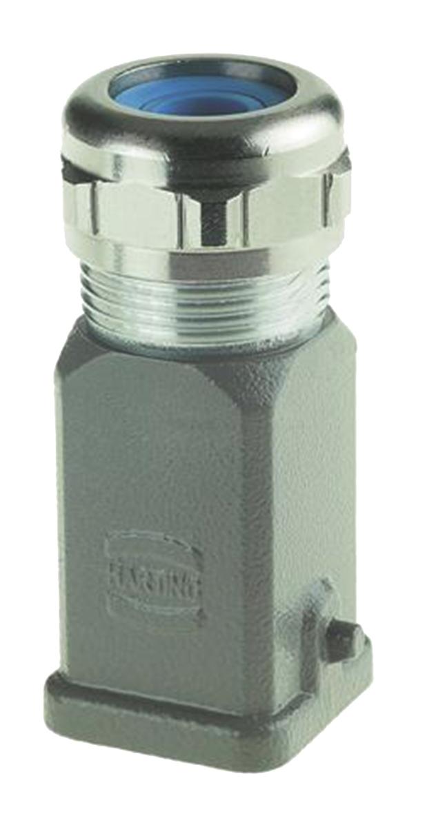 HARTING Han A Steckverbinder-Haube, M25, Eingang oben, IP44, IP67