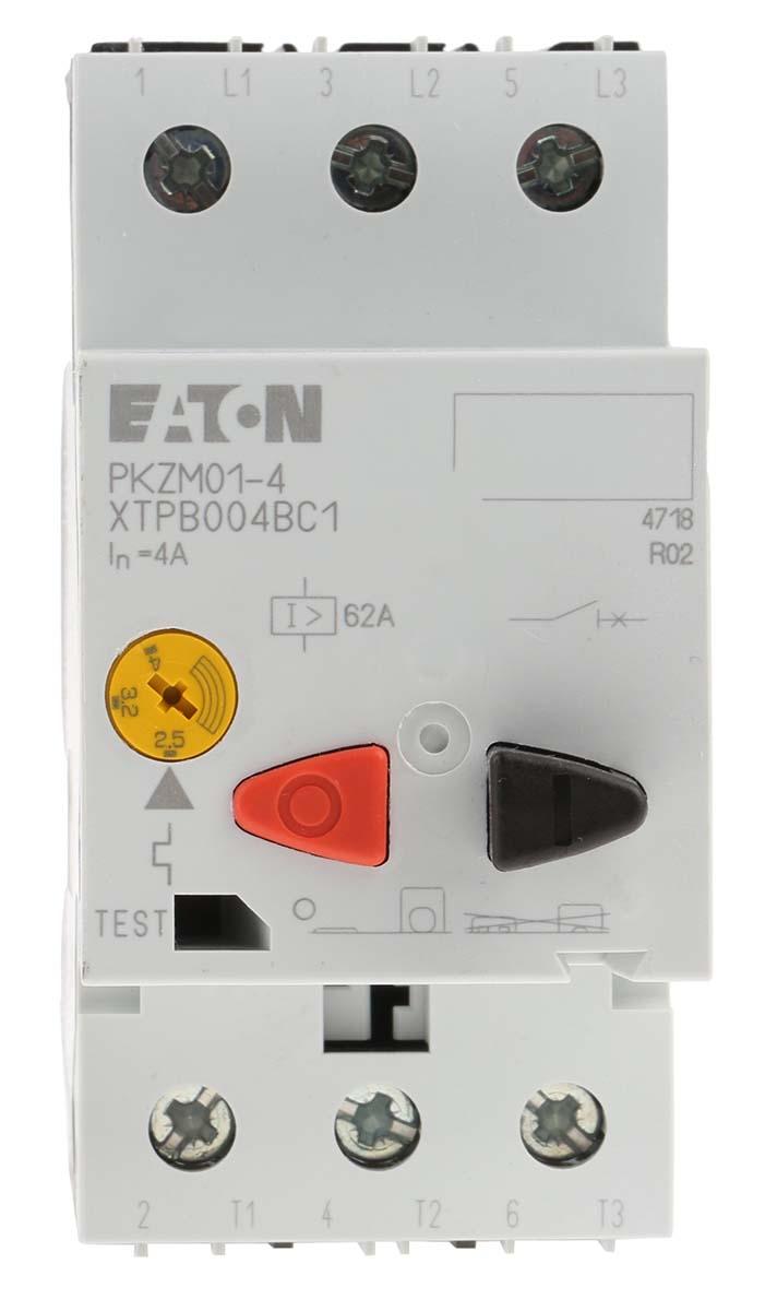 Produktfoto 1 von Eaton Eaton Moeller Motorschutzschalter, 2,5 → 4 A 690 V ac 93mm x 45mm