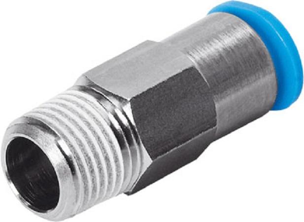 Produktfoto 1 von Festo QSK Steckfitting, Gewinde-zu-Rohr, R1/4 Stecker, 6 bar