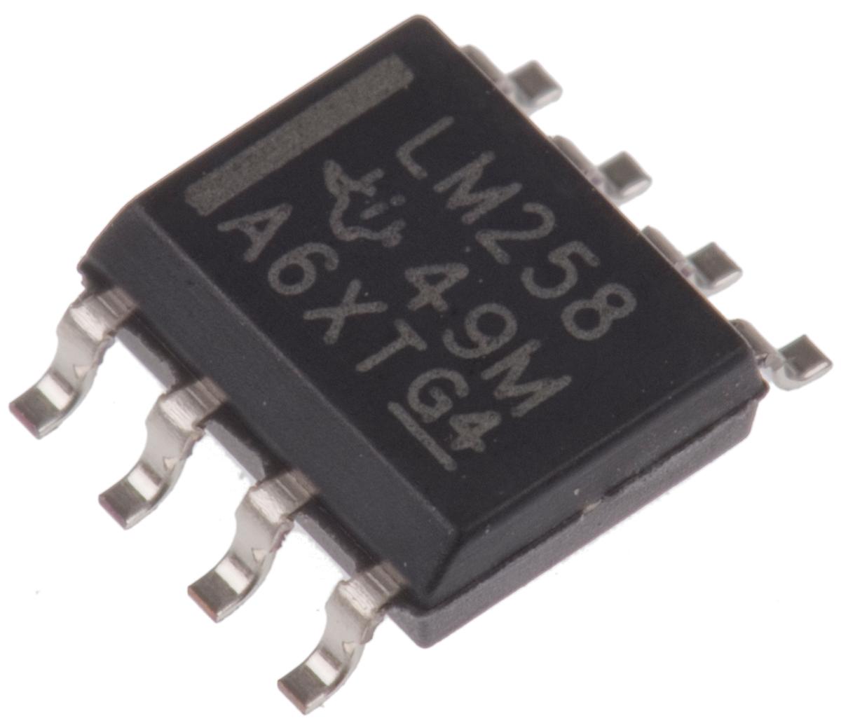 Produktfoto 1 von Texas Instruments Operationsverstärker Präzision SMD SOIC, einzeln typ. 5 → 28 V, biplor typ. ±12 V, ±15 V, ±3