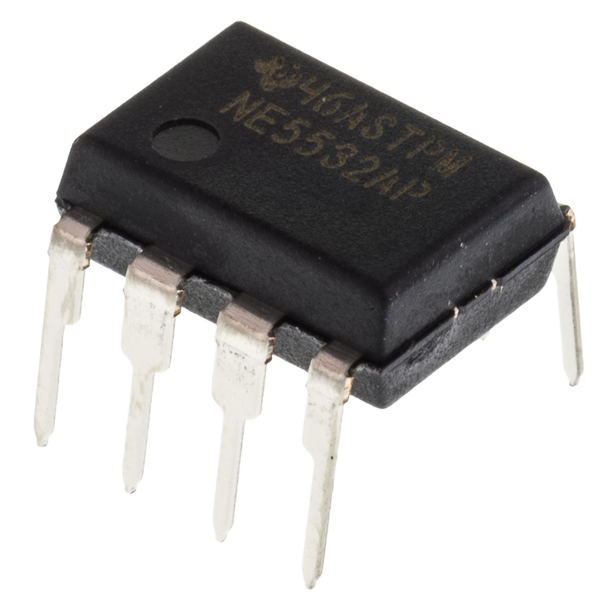 Produktfoto 1 von Texas Instruments Operationsverstärker THT PDIP, biplor typ. ±15V, 8-Pin