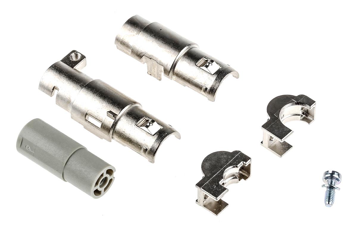 Produktfoto 1 von HARTING Han D Coax Kontakt für robusten Stromversorgungsstecker Buchse