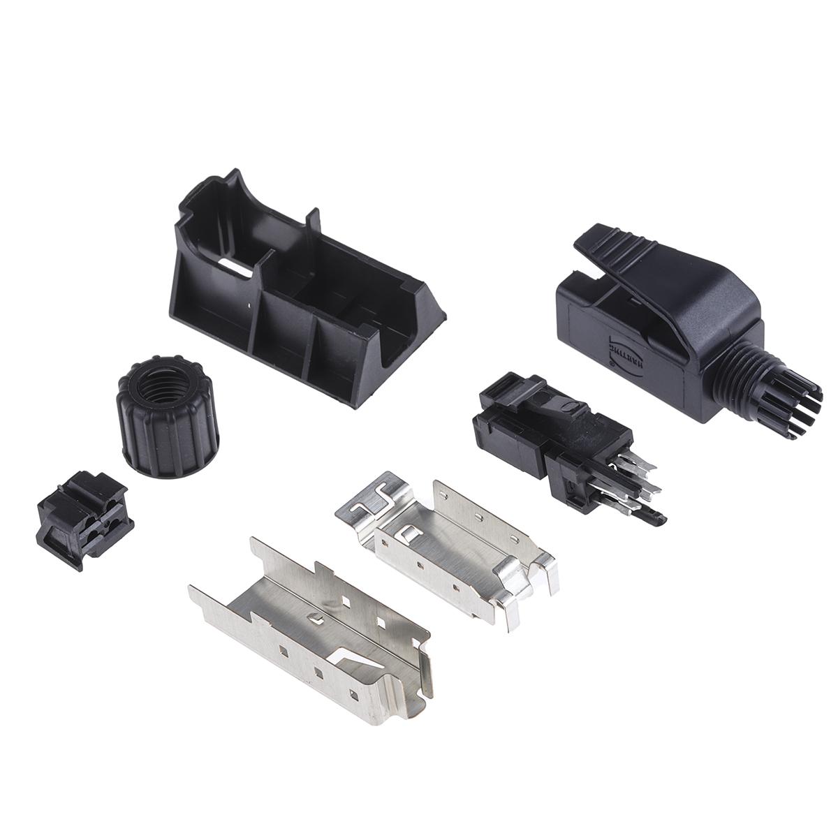 HARTING RJ Industrial Cat.5 RJ45-Steckverbinder Stecker, 1-Port 4-polig Geschirmt, Kabelmontage