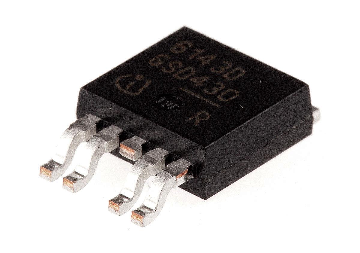 Produktfoto 1 von Infineon Power Switch IC Schalter Hochspannungsseite Hochspannungsseite 24mΩ 38 V max. 1 Ausg.