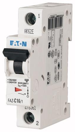 Eaton Eaton Moeller MCB Leitungsschutzschalter Typ S, 1-polig 10A 230V, Abschaltvermögen 10 kA xEffect