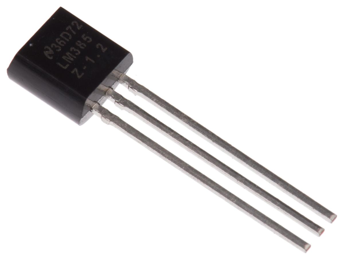 Produktfoto 1 von Texas Instruments Spannungsreferenz, 1.235V TO-92, Fest, 3-Pin, ±2.0 %, Shunt, 1,235 V, 20mA