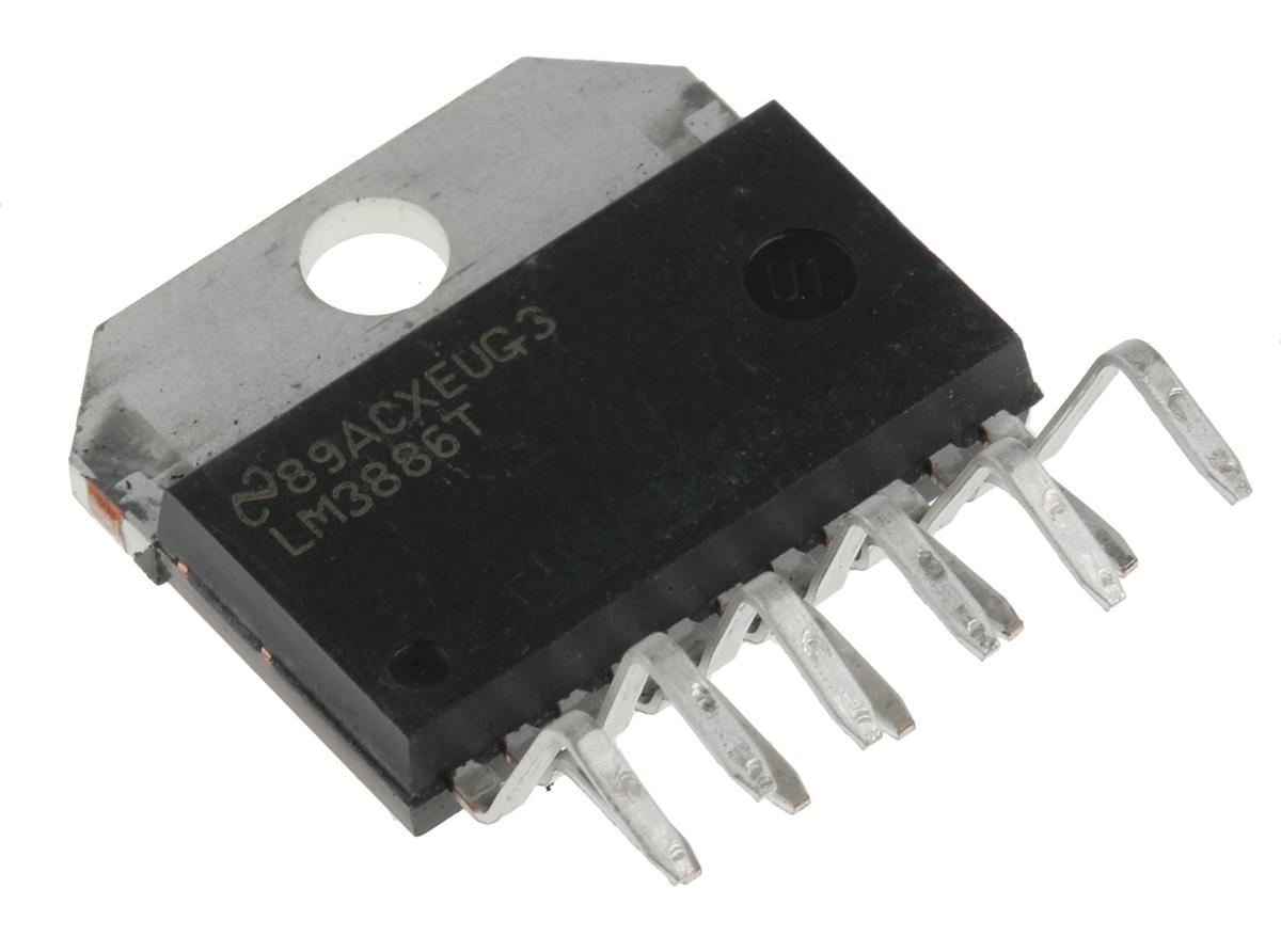 Produktfoto 1 von Texas Instruments Klasse A-B Audio Verstärker Audio-Leistungsverstärker 1-Kanal Mono 8MHz 85dB MLPP 38W 11-Pin +85 °C