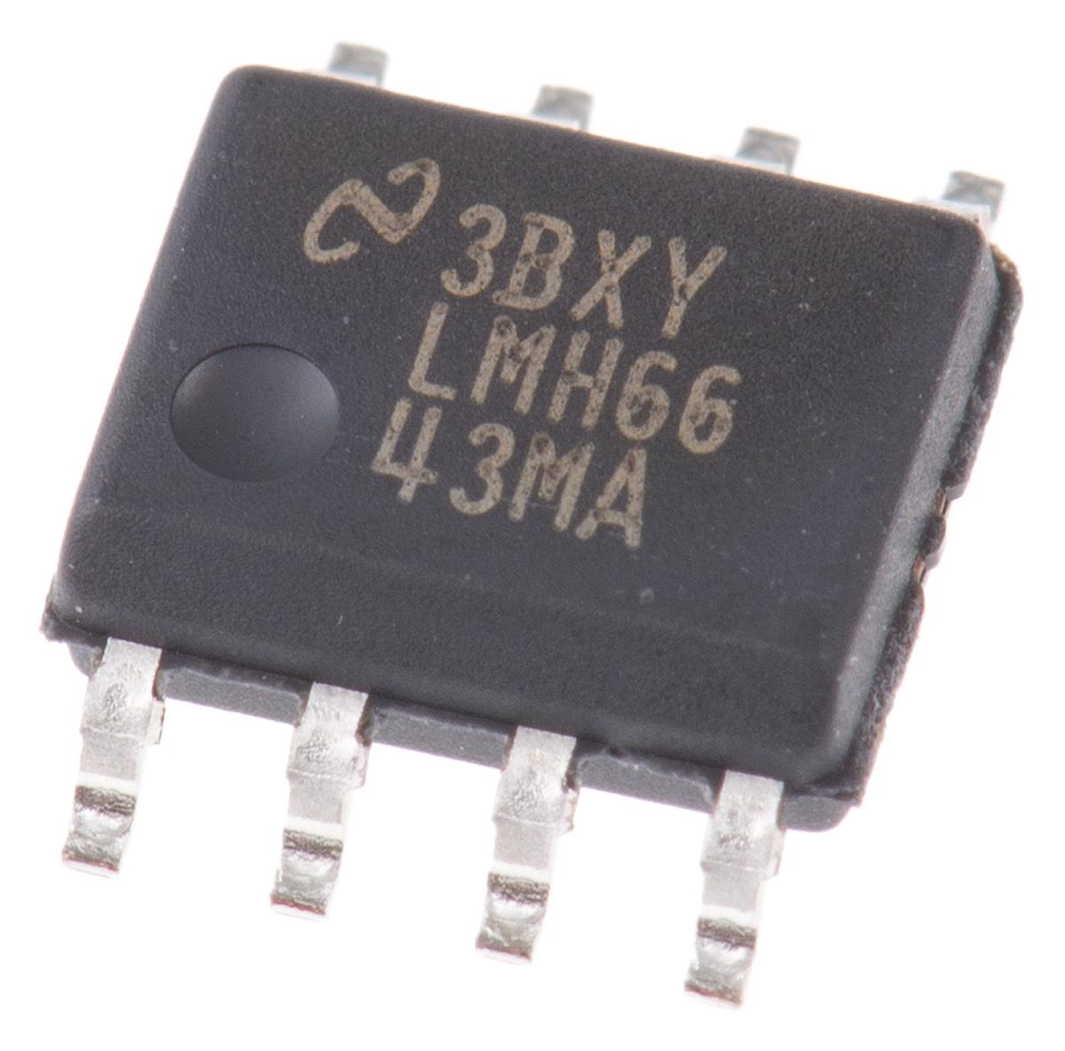 Texas Instruments Operationsverstärker SMD SOIC, einzeln typ. 3 → 12 V, biplor typ. ±3 V, ±5 V, 8-Pin