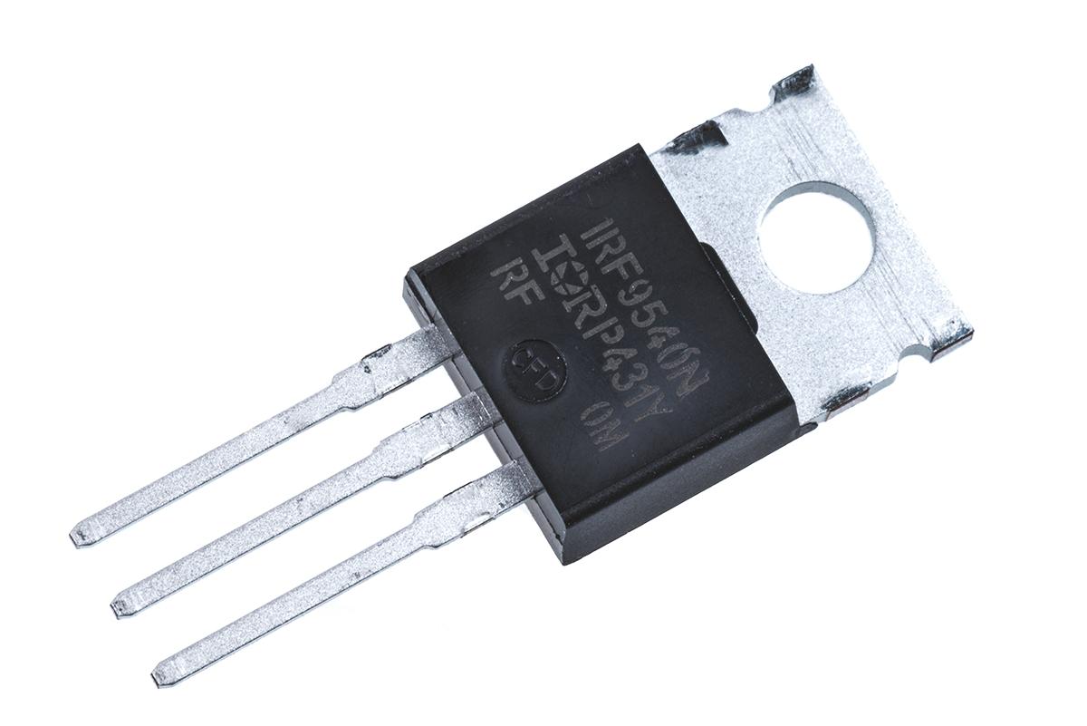 Produktfoto 1 von Infineon HEXFET IRF9540NPBF P-Kanal, THT MOSFET 100 V / 23 A 140 W, 3-Pin TO-220AB