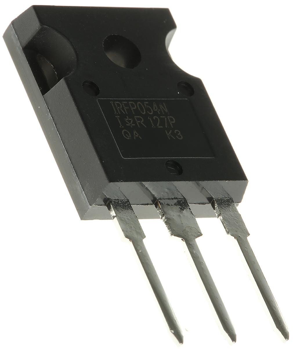 Produktfoto 1 von Infineon HEXFET IRFP054NPBF N-Kanal, THT MOSFET 55 V / 81 A 170 W, 3-Pin TO-247AC