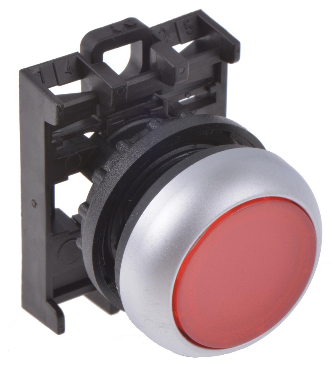 Produktfoto 1 von Eaton RMQ Titan Drucktastenkopf Ø 22mm, Rot Rastend Rund Rund Kunststoff, IP69