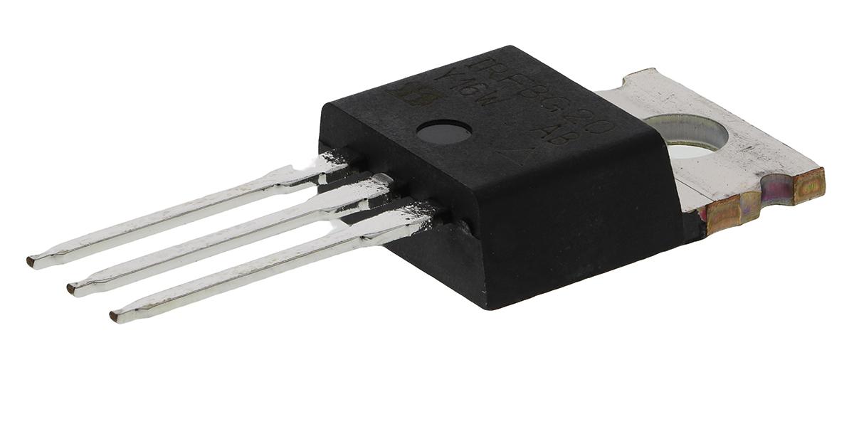 Produktfoto 1 von Vishay IRFBG20PBF N-Kanal, THT MOSFET 1000 V / 1,4 A 54 W, 3-Pin TO-220AB