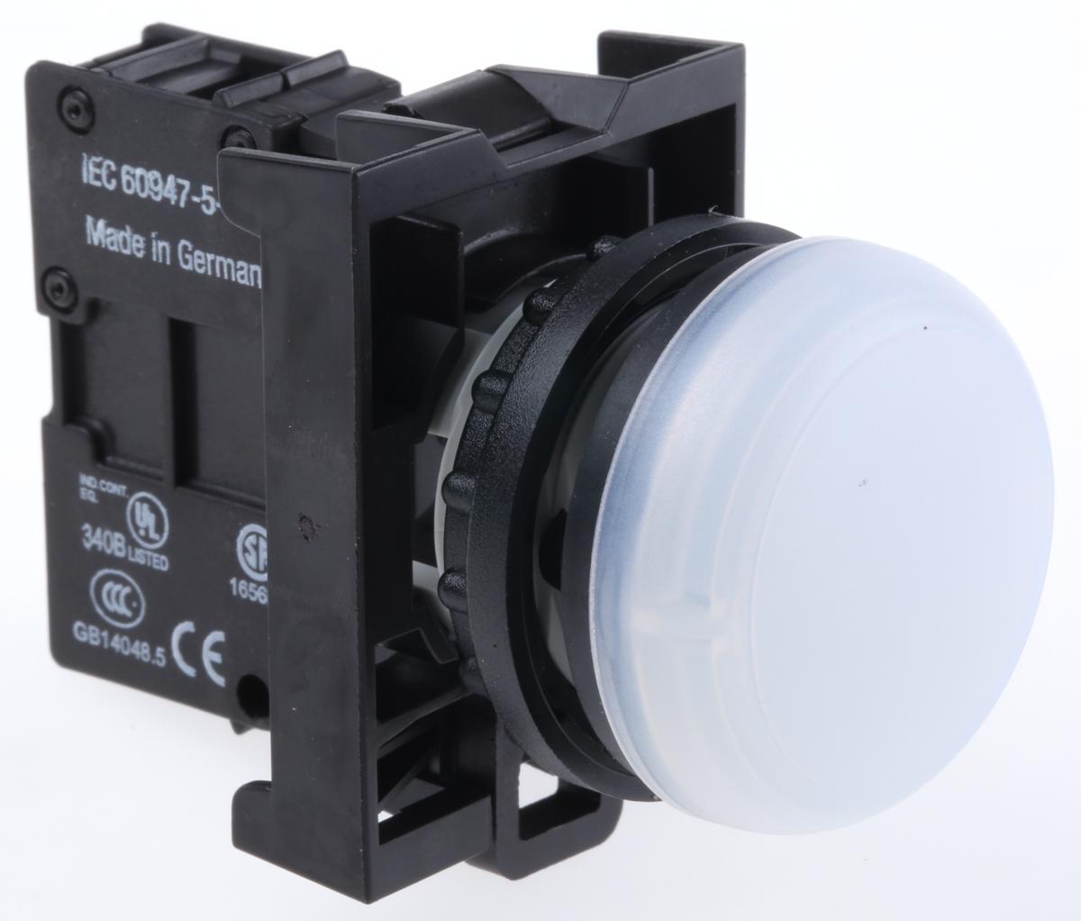 Produktfoto 1 von Eaton Leuchtmelder Eaton Moeller RMQ-Titan 12 → 30V ac/dc Weiß, Ausschnitt-Ø 22mm LED IP 69K