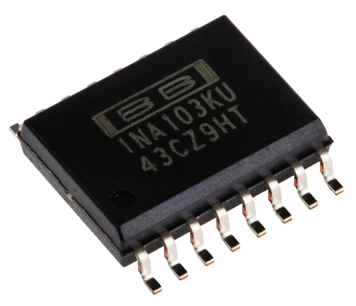 Produktfoto 1 von Texas Instruments Instrumentenverstärker Dual, SOIC SMD 16-Pin ±15V Nein