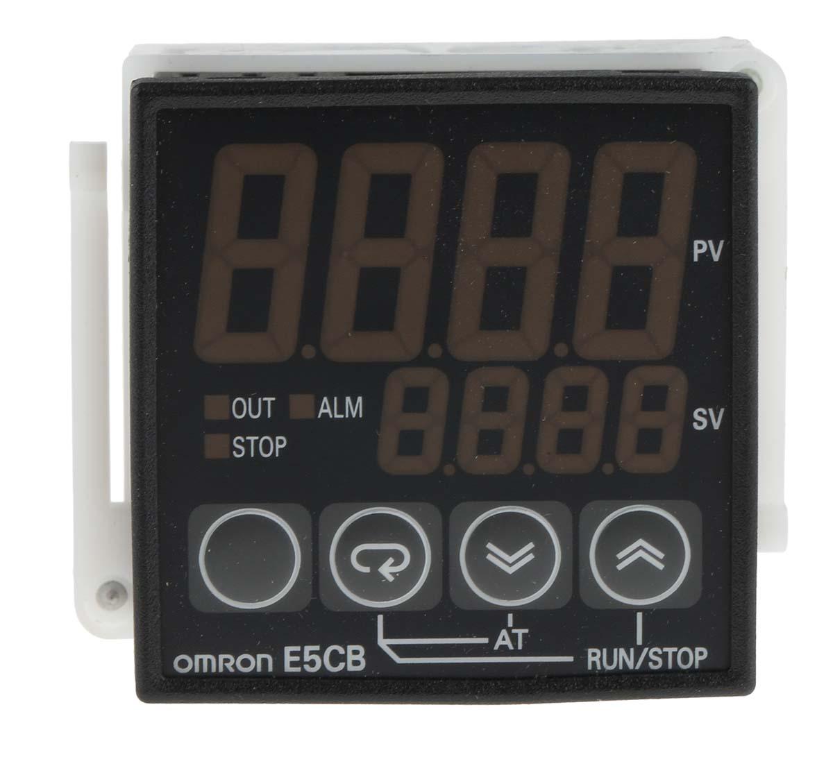 Produktfoto 1 von Omron E5CB PID Temperaturregler, 1 x Relais, Spannung Ausgang, 24 V ac/dc, 48 x 48mm