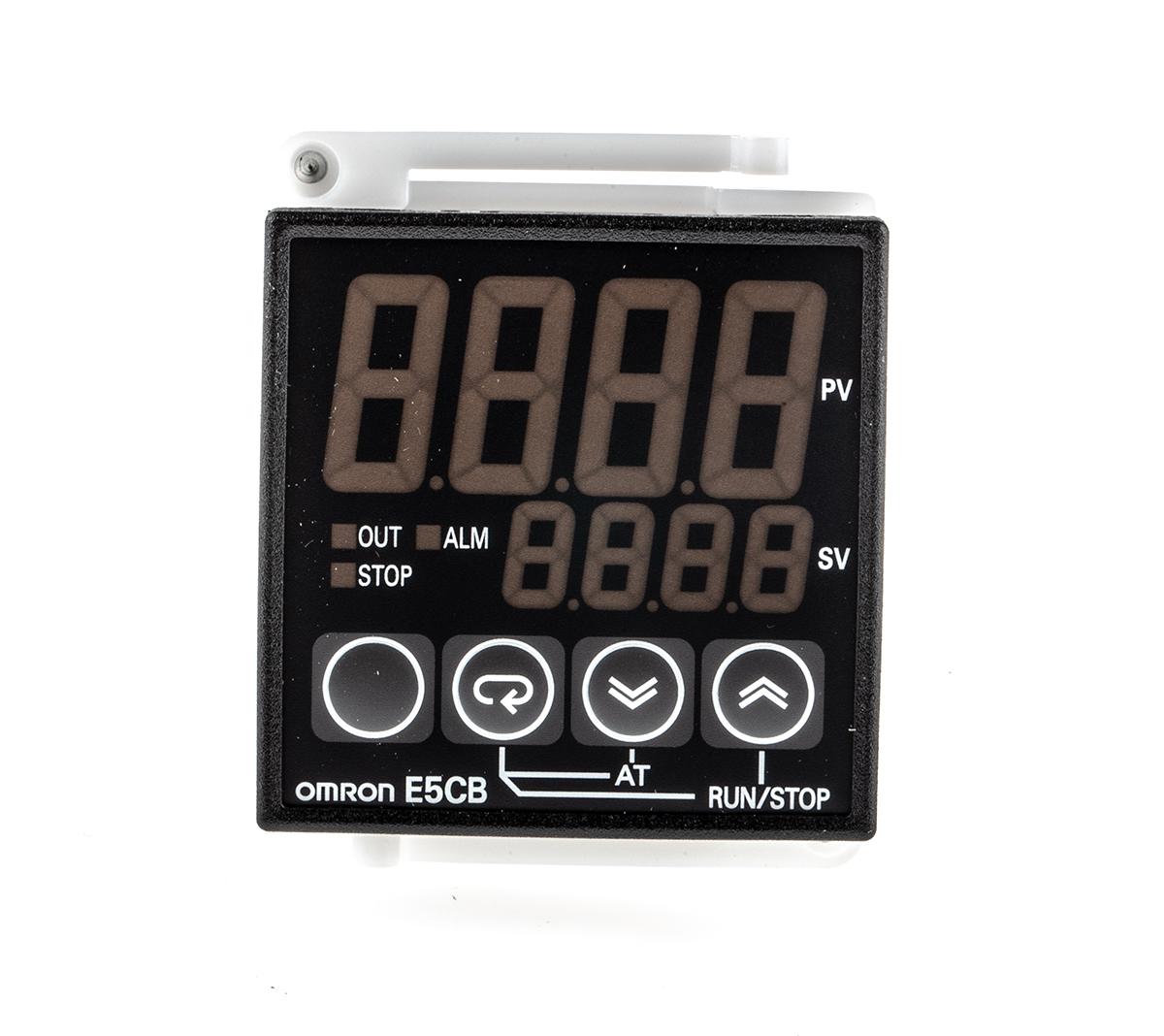 Produktfoto 1 von Omron E5CB PID Temperaturregler, 1 x Relais Ausgang, 100 → 240 V ac, 48 x 48mm