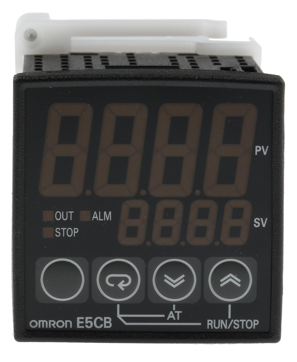 Produktfoto 1 von Omron E5CB PID Temperaturregler, 1 x Relais Ausgang, 100 → 240 V ac, 48 x 48mm