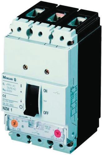 Produktfoto 1 von Eaton xEnergy Eaton Moeller, Leistungsschalter MCCB 1-polig, 63A / Abschaltvermögen 50 kA 690V 500V, Fest, L. 90mm