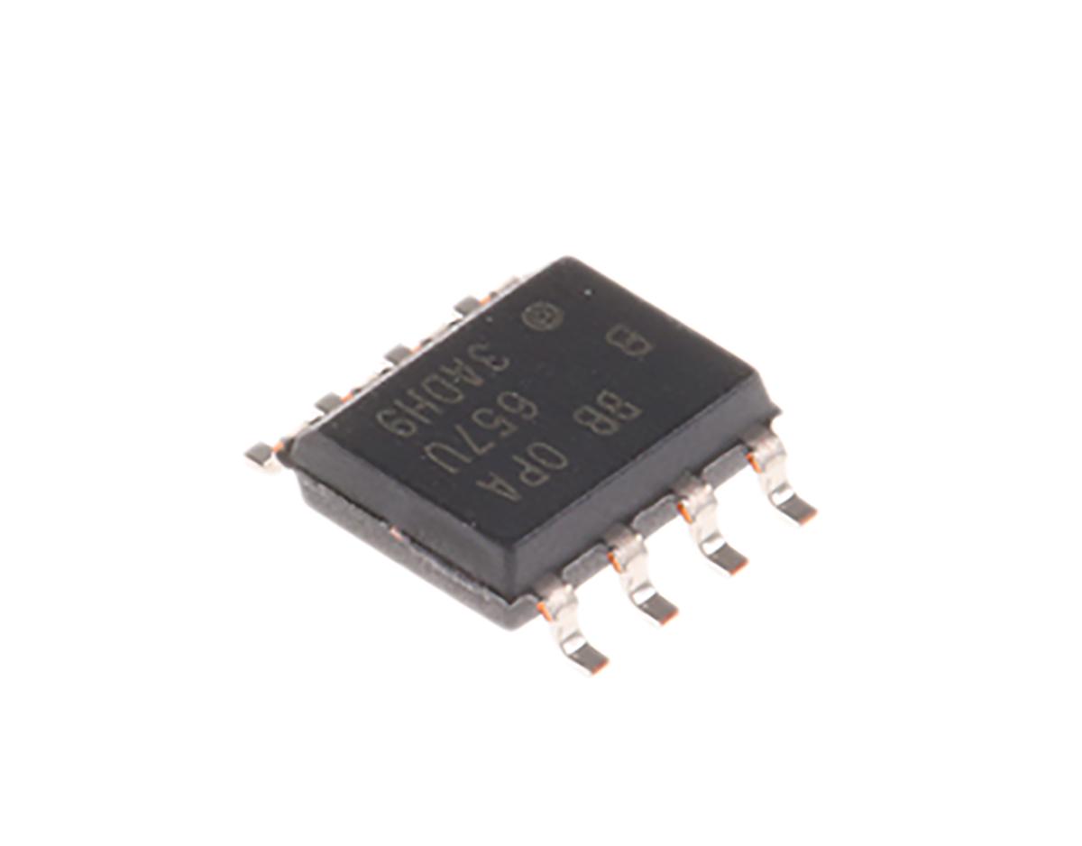 Produktfoto 1 von Texas Instruments Operationsverstärker SMD SOIC, biplor typ. ±5V, 8-Pin