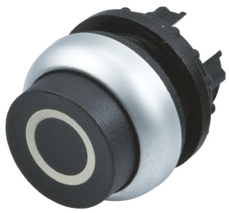 Eaton Eaton Moeller Drucktastenkopf Ø 22mm, Schwarz Rastend Rund Kunststoff, IP69